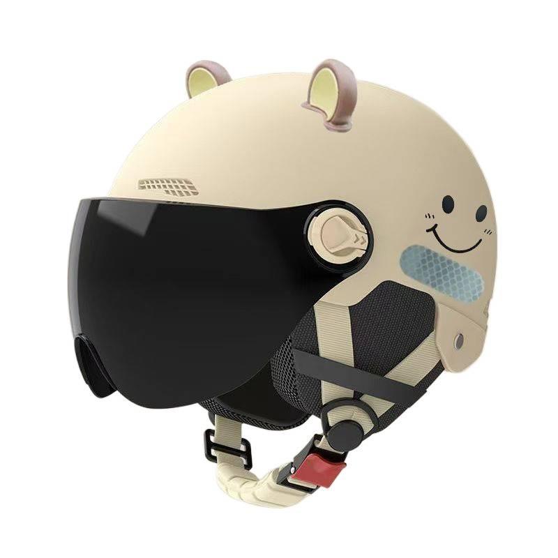 Electric Vehicle Helmet Unisex Summer Sun Protection Four Seasons Universal Windproof Breathable Safety Half Helmet