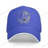 Abgenutzte Schablone Gesprüht Graffiti-Stil Anarchie Anarchistische Symbole Baseballkappe Unisex Hüte Damen Schirmmütze Winddichte Snapback Kappen