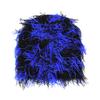 Winter Knit Beanie with Tassel Camo Jacquard Acrylic Warm Skull Cap for Outdoor Cycling Windproof