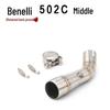 Huanglong Series Motorcycle Exhaust Pipe for Benelli 300/600/502C/Hurricane 302/752