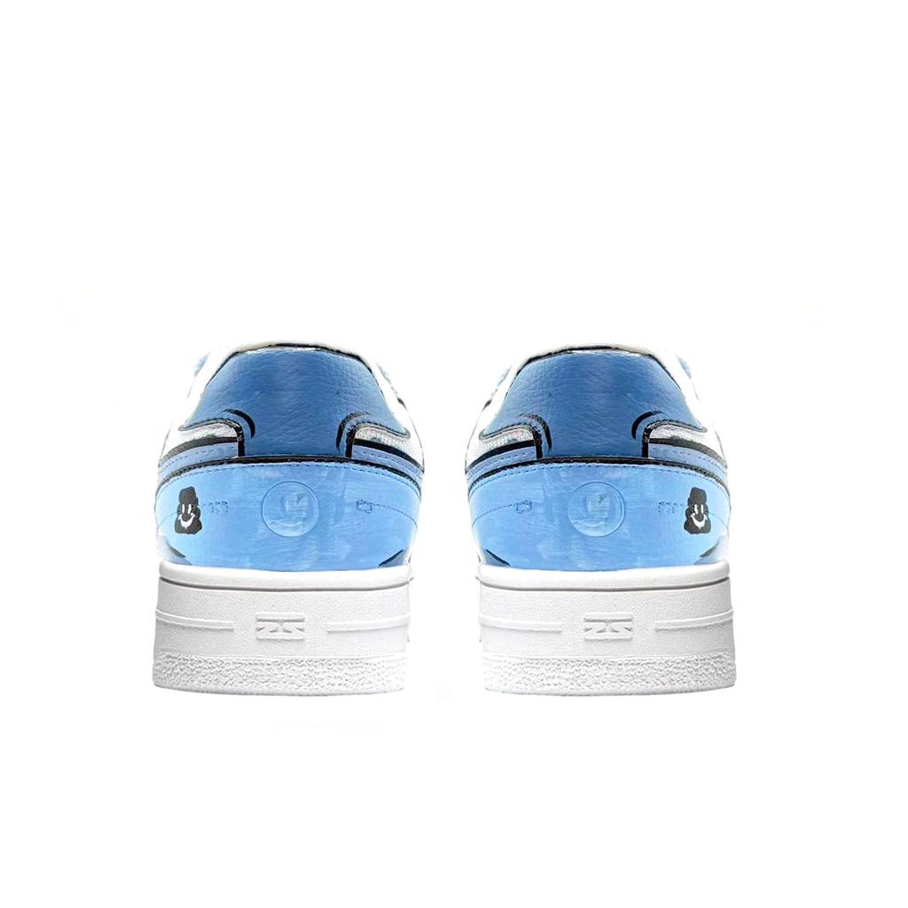 Custom Li Ning Tianji Weather's Son, Anime Abrasion Resistant Low top Skateboard Shoes Unisex Blue New AGCU095-5(Team1293-)