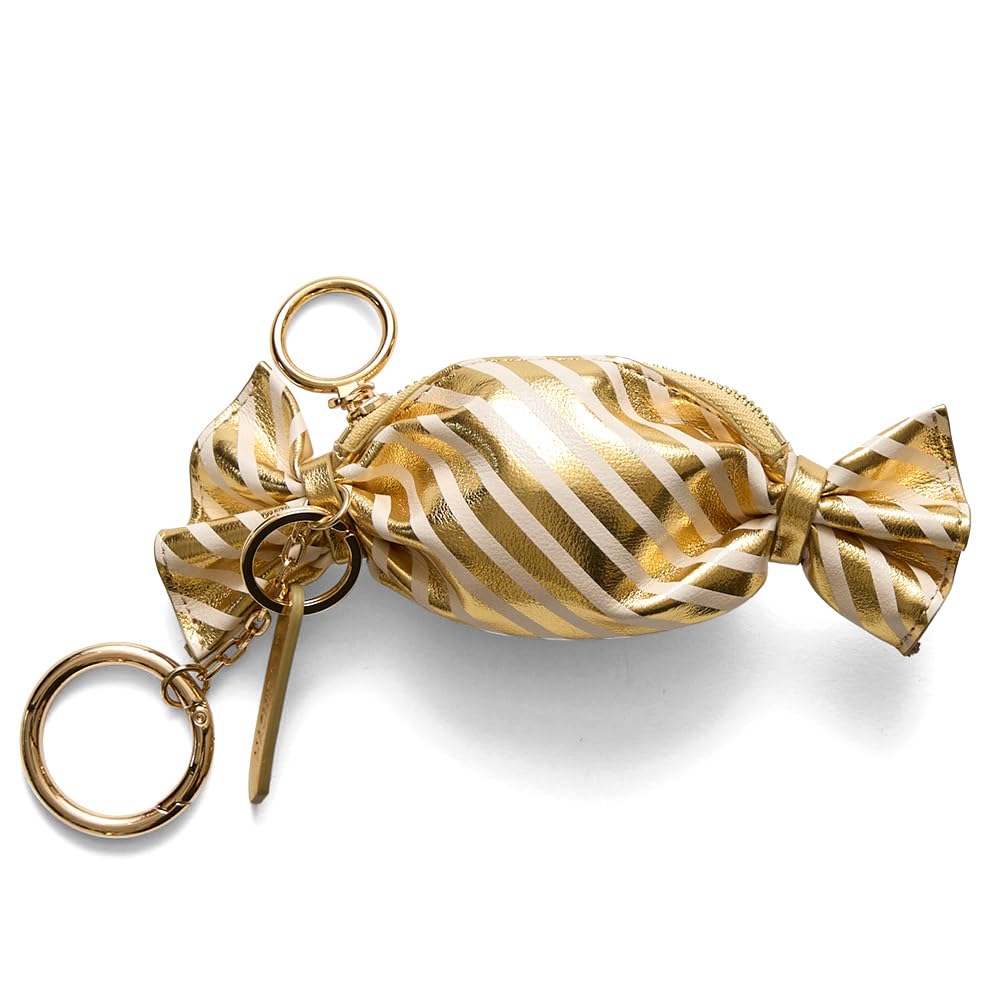 

Keychain Candy Zip Charm Gold FREE [Hazel] Women s