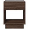Infinity LED Coffee Table in Brown Oak Effect 40 x 40 x 50 cm