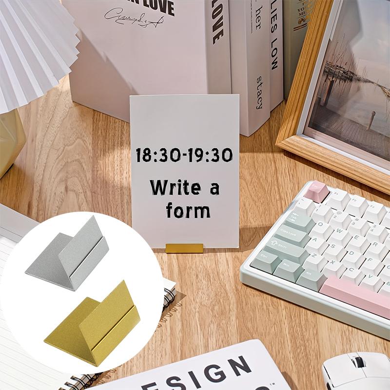 6PC Golden Silver Party Supplies Event Seating Solution Weddings Place Card Holders Stylish 2 Colors