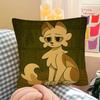 Stück Cartoon Niedliche Kriegerkatzen Buchkissenbezug Mode Quadratischer Kissenbezug Schlafzimmer Sofa Raum Ins Dekoration Freizeit