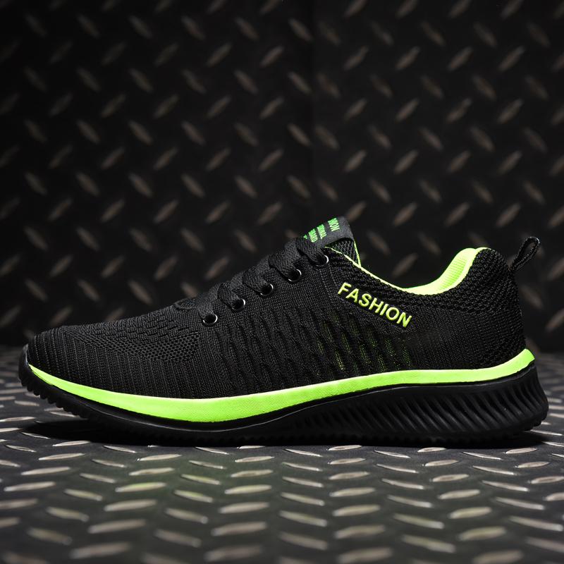 

Летние мужские дышащие и нескользящие кроссовки для активного отдыха, удобные сетчатые кроссовки, модные дышащие кроссовки большого размера EU 37 зелёный