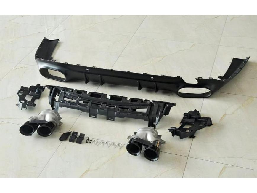 19-21 Mercedes-Benz CLS260/300/350 AMG CLS53 Rear Lip Quad Exhaust Tips