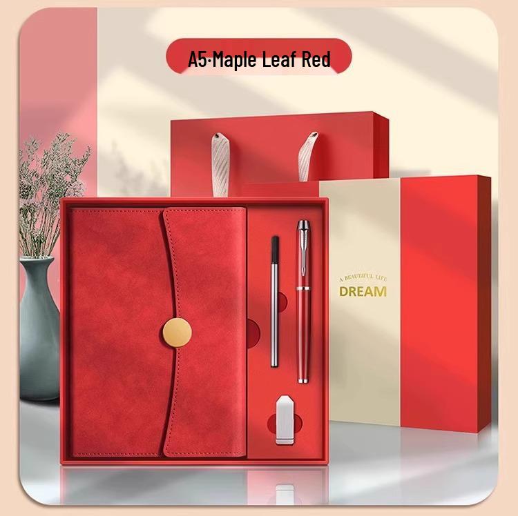 2026 Year of the Horse Business Notebook Gift Set: Custom Corporate Meeting Record and High-Value Souvenir