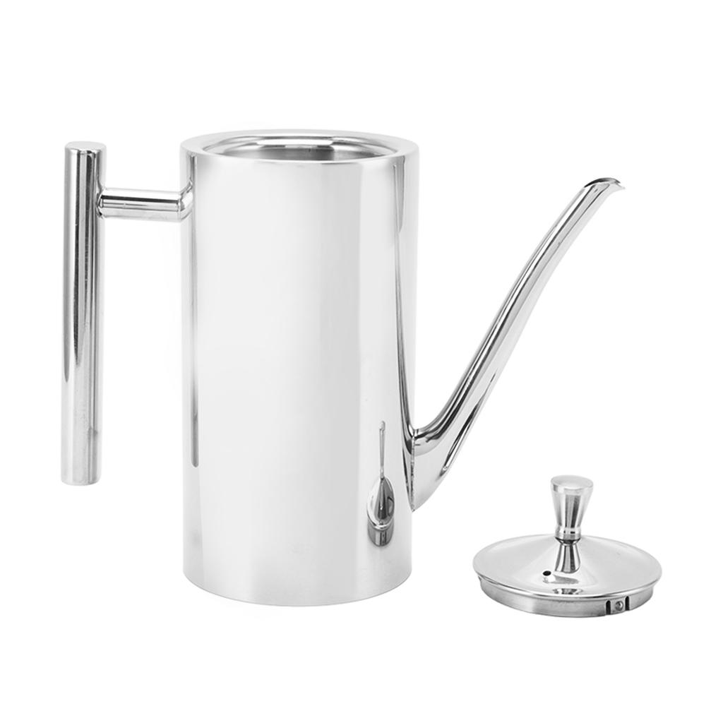 304 Stainless Steel Oil Container Oil Dispenser Bottle Leakproof Vinegar Condiment Bottle with Lid