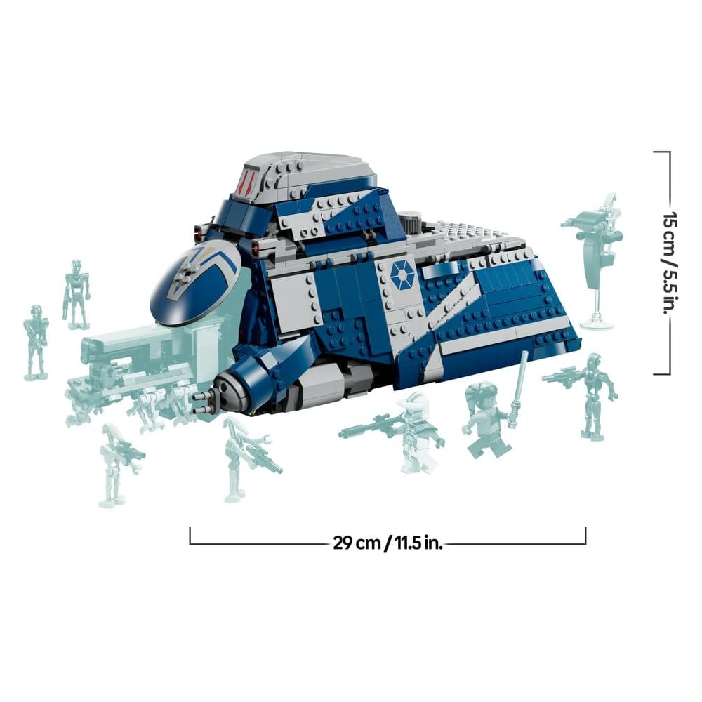 LEGO Star Wars Battle of Felucia Separatist Armored Personnel Carrier Toy Building Set for Kids Ages 9-11
