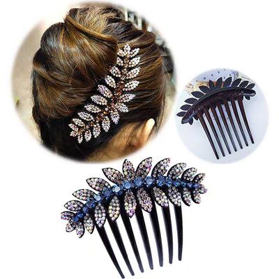 1PC Mode Haar Kamm Frauen Haarnadel Strass Haar Ornament Damen Headwear Haar Zubehör