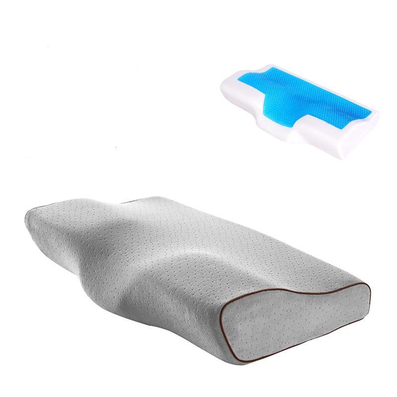 Pillow Gel Memory Pillow Slow Rebound Memory Cotton Butterfly Wave Pillow Core Gel Pillow