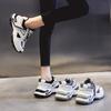 Leather dad shoes spring 2025 new platform casual running sports shoes women's height increase versatile shallow mouth women's shoes