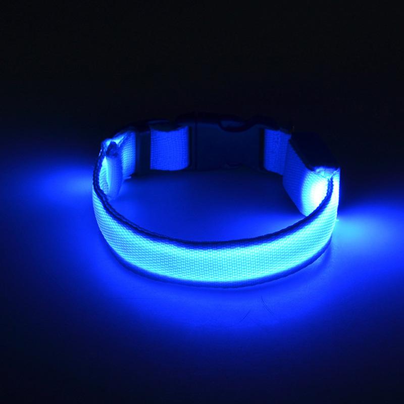 

Dog Luminous Collar Night Walking Anti-Lost Night Light Night Walking Light Large and Small Dogs with Light Charging Pet Night Walking Light L