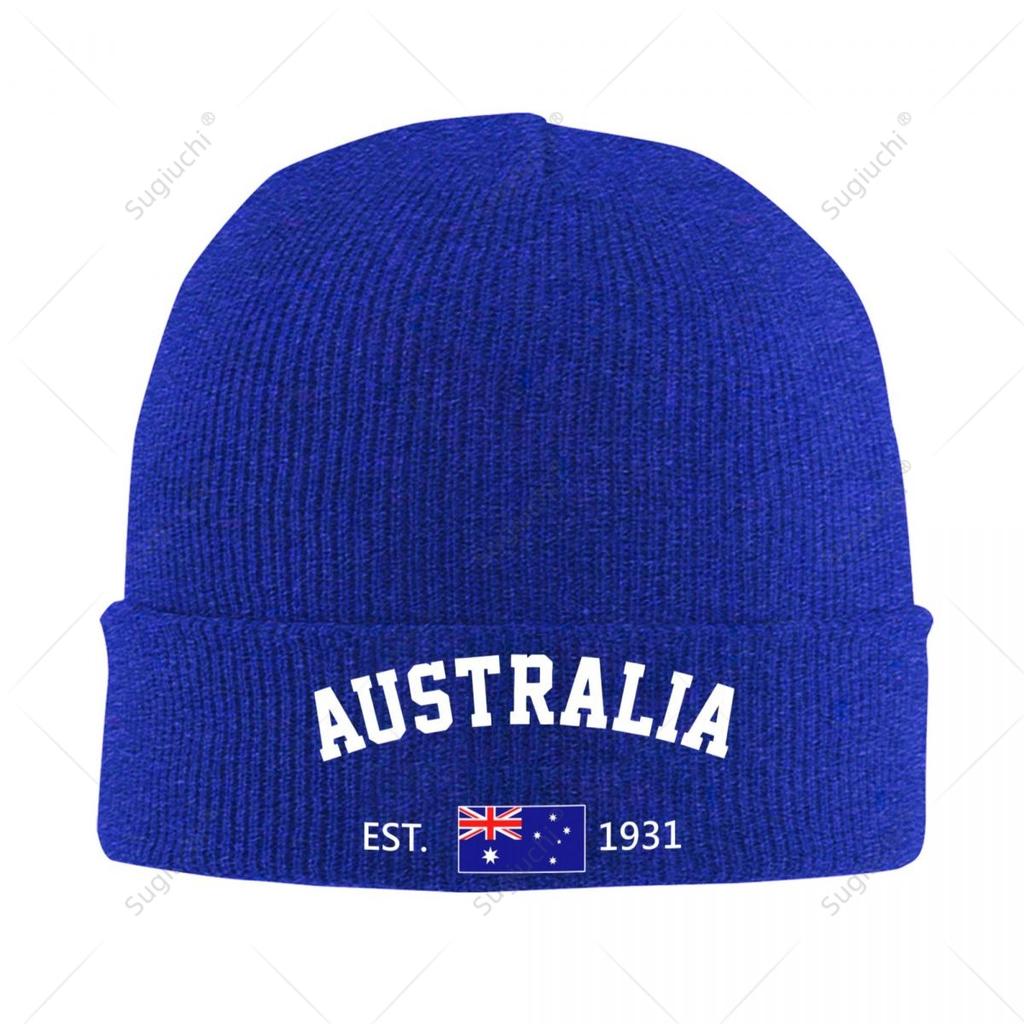 Knitted Hat Unisex Australia EST Independence Day For Unisex Women Boys Winter Autumn Beanie Cap Warm Bonnet