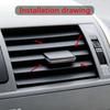 New General Car Dashboard Grille Air Outlet Paddles Suitable for Toyota Air Conditioning Cold Air Outlet ABS Buckle Car Interior