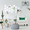Three-Dimensional Hexagonal Acrylic Mirror Wall Stickers - DIY Home Decor, Self-Adhesive Wall Background (Model XN008)