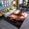 Chic Vintage Mirror Portrait Aesthetic Area Rug, Non-Slip Washable Throw Carpet for Living Room Bedroom Entryway Home #2380