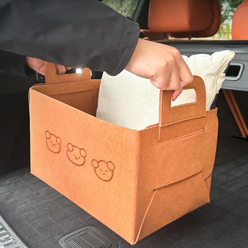 Foldable Car Home Storage Box with Sufficient Space Detachable Organizers Box