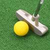 42.67mm Yellow PU Golf Training Balls Practice Balls for Beginners Pros High Quality Soft Surface Golf Balls Good Elasticity ZYF
