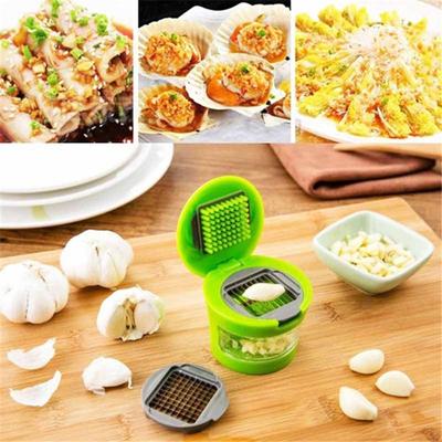 Mashed Garlic Tools Stainless Steel Slicer Kitchen Chopper Grinder Presser Tool Ginger Onion Crusher