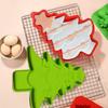 Christmas Silicone Baking Mold Classic Green Christmas Tree/Pendant MoldChocolate Cake Jelly Mold SiliconeSuitable for Christmas