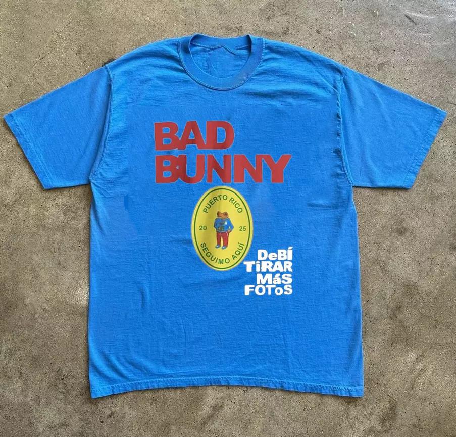 NEW Bad Bunny Debi Tirar Más Fotos 2025 T Shirt Full Size S-5XL Unisex T-Shirt M