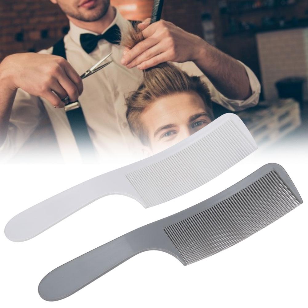 Curved Barber Clipper Comb Salon Barber Hair Cutting Styling Flat Top Comb for Men