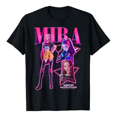 K-pop Cazadora de Demonios Rumi Mira Zpey Patrón de Película Camiseta Unisex Algodón de Alta Calidad Estilo Harajuku Original Ropa de Calle