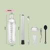 3/5/7Pcs Cocktail Shaker Set with Measuring Jiggers Hand Shaker Tools for Bartending Home Bar Mixed Drink Preparation