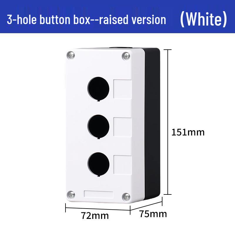 Not-Aus Staubdichte Wasserdichte Steuerbox mit Kontrollleuchte, Positionen 12345 - Taster BX1-5.