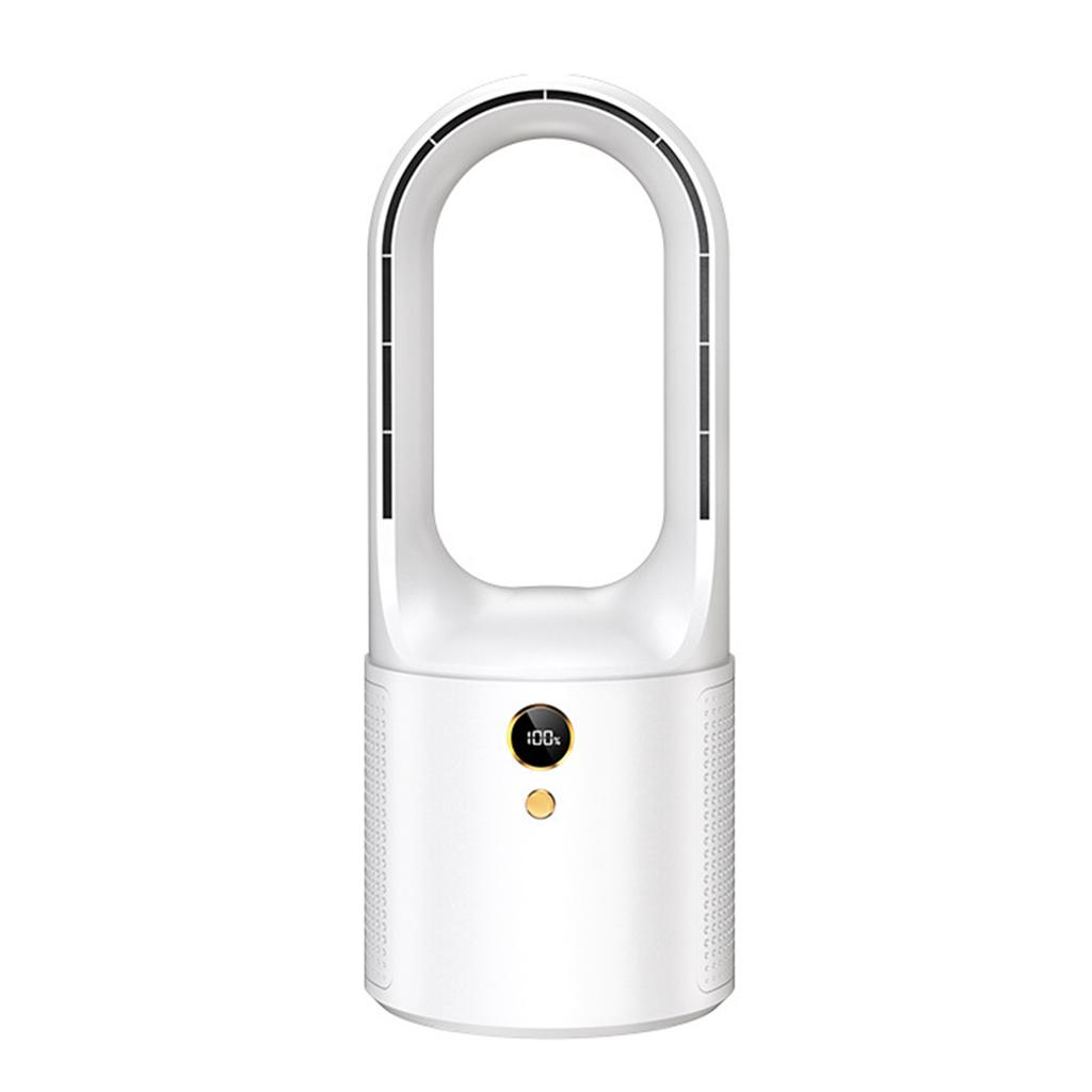 Desk Leafless Fan Table Leafless Fan Portable Air Conditioner USB 6 Speed Air Cooling Fan Plastic Material for Bedroom