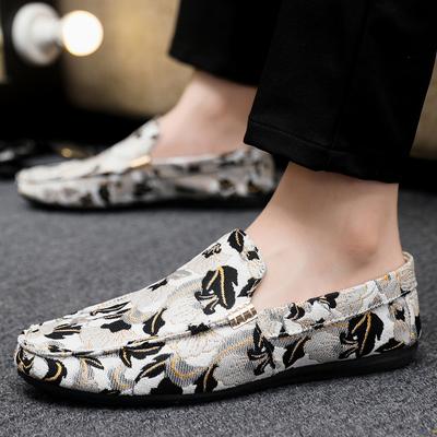 Fashionable Blue Men's Casual Shoes Man Loafers Lazy Shoes Comfortable Walking Sneakers Non-slip Flats Driving Shoe Zapatos