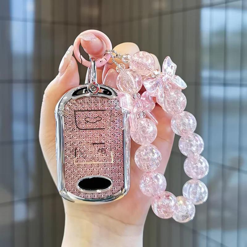 Keychain For Chery Arrizo 5Plus Keycase Tiggo 3X 5X Qqme Little Ant Gx Arrizo 7 Ex3 Keycover Key Shell Keychain Car Buckle