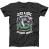 Just A Girl Who Loves Hognose Snakes T-Shirt, Sweatshirt, Hoodie for Men Women Kids Made In Canada Black