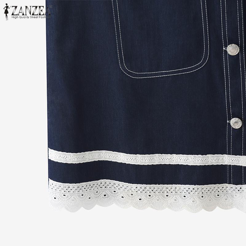 ZANZEA Women Casual Round Neck Summer Sleeveless Vest Tops