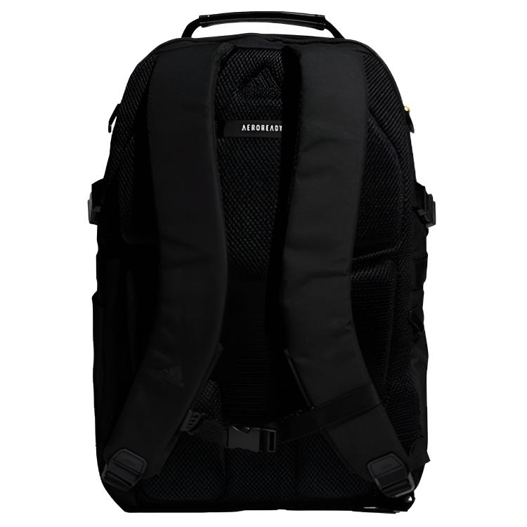 Adidas Leather With Polyester Backpack Regular Unisex Black H31350
