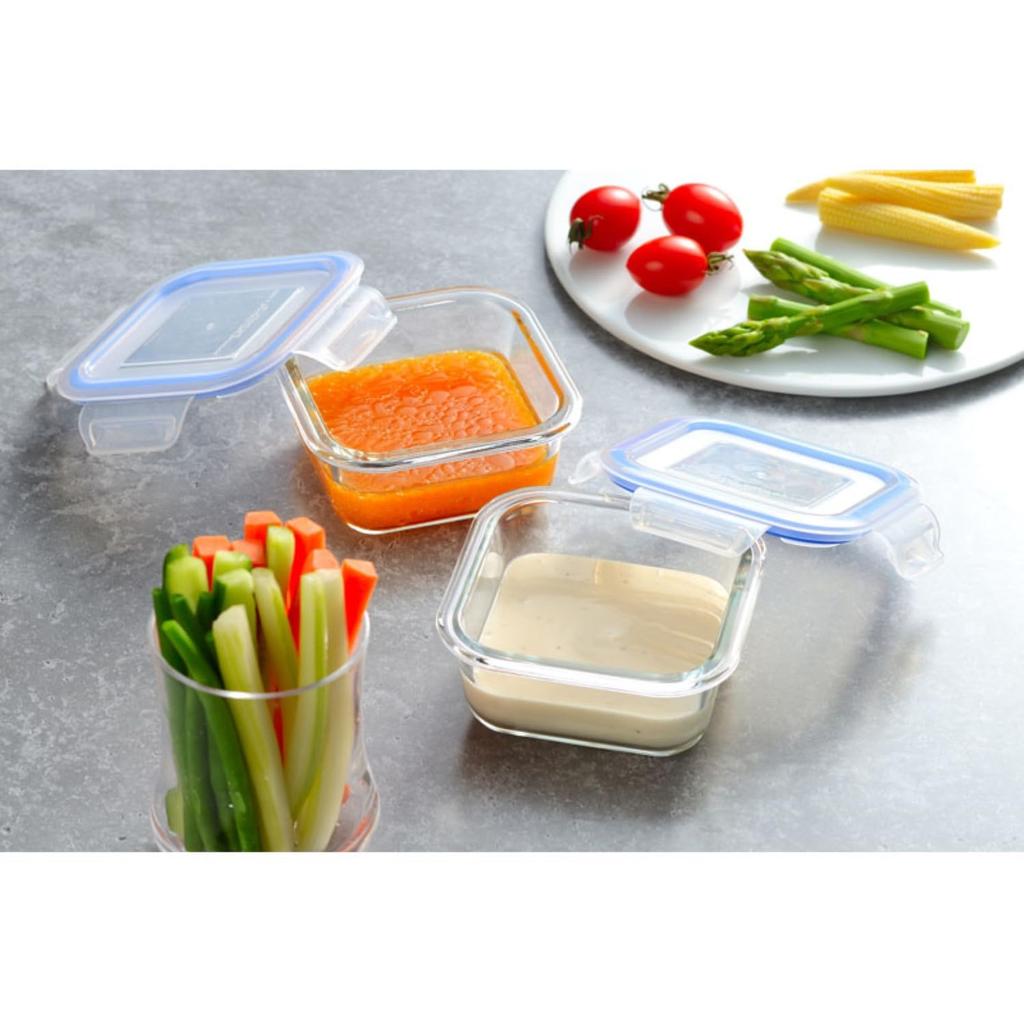 Wahei Freiz Heat-Resistant Glass Container 4-Piece Set A ME-7397