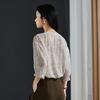 SOFSIL Vintage Print V-Neck Blouse