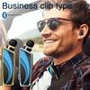 Lapel Clip Automatic Retractable Single Ear Wireless Bluetooth Business Headset