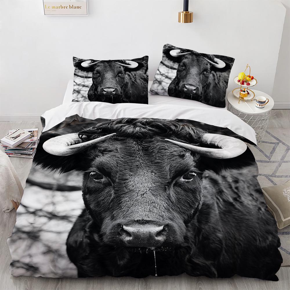 3D Bed set Beautiful Beach Bedding Bed Sets Modern Quilt Cover+pillowcases Winter California King Bedding Sets Jogo De Cama Bed