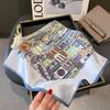 100% Silk Scarf Women Foulard High Quality Square Female Headkerchief Mulberry Neckerchief Shawl Wraps Hijab Bandana Scarves
