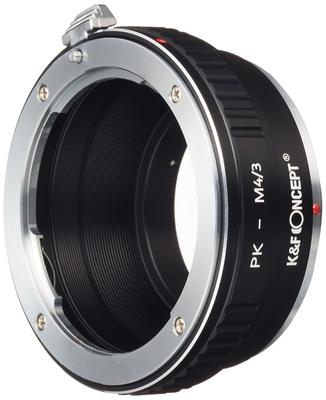 Adapter mocowania obiektywu Concept Lens Mount K, mocowanie Micro Four Thirds K&F KF-PKM43 (Konwersja Pentaxa)