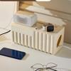 Desk Cable Management Save Space Storage Box Router Box Hider For TV Wires Computer Router Living Room Bedroom Desk Shelf Table