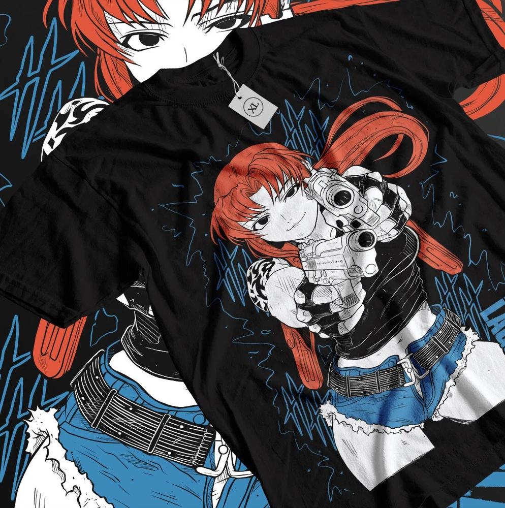 Black Lagoon Revy Tshirt Unisexga Strip Girl Anime Unisexga Gifts Shirt S
