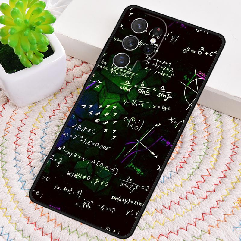Chemical Math Formula Phone Case for Samsung Galaxy note 10 pro S26 Ultra S23 S24 FE S25 S21 S22 PLUS shockproof Cove