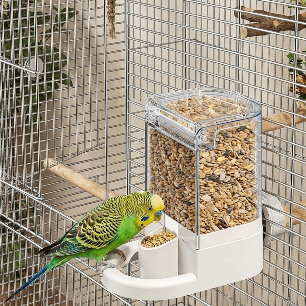 Universeller Automatischer Vogeltränke Große Kapazität Vogel-Futterbehälter Käfigzubehör