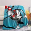 The Cat in the Hat  Print Flannel Blanket, High quality Comfortable for All Seasons, Home Decor, Warmth and Comfort