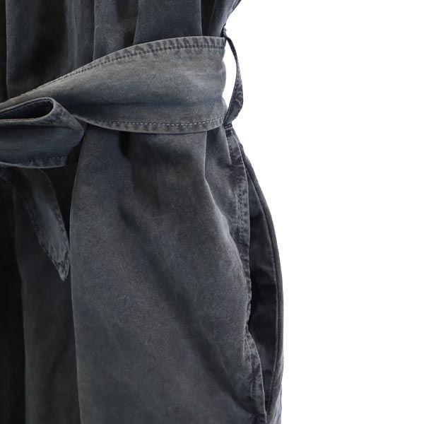 OUTIL made in Japan Stainless collar coat 4 Navy system Waist belt Men's Used