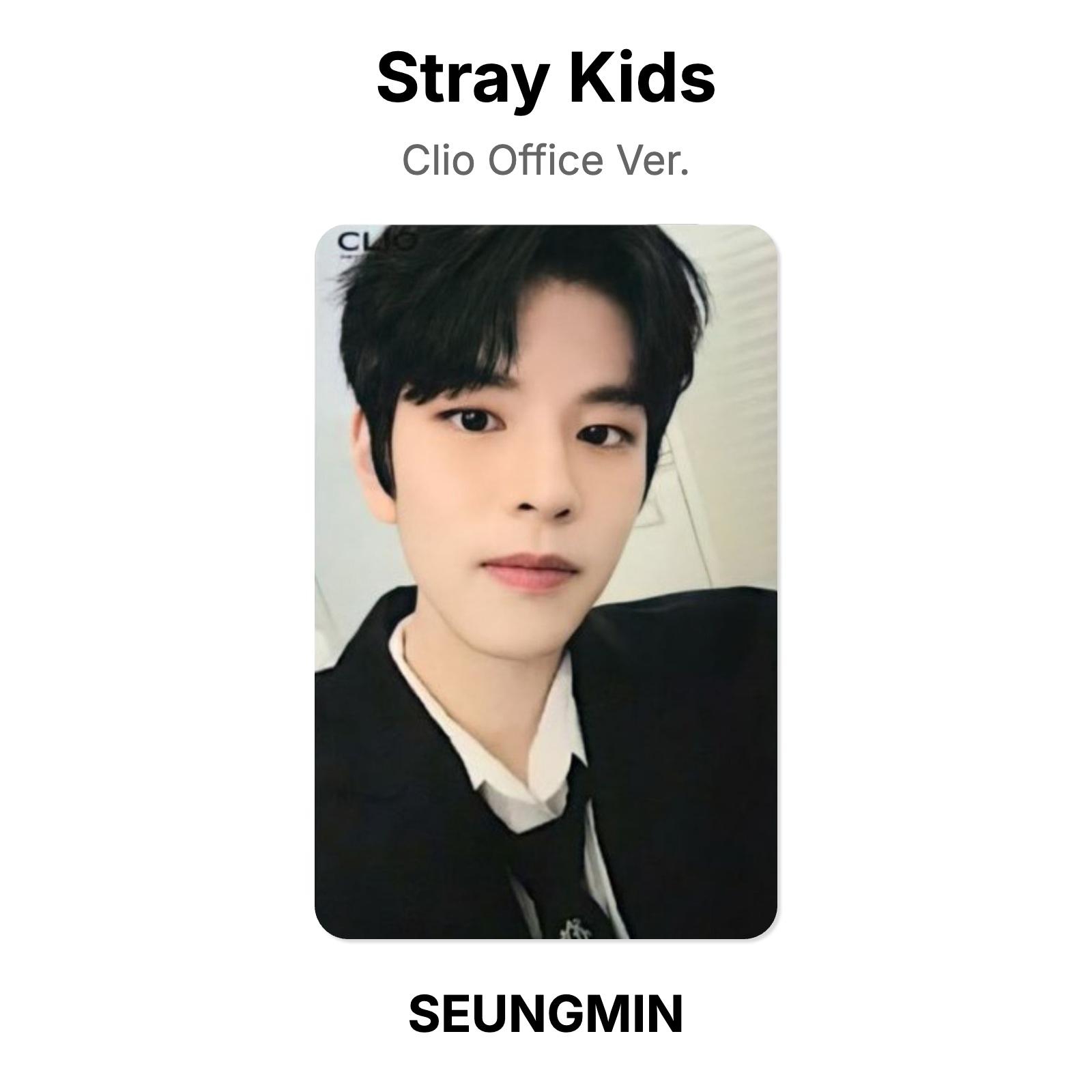 Stray Kids Clio Office Ver. Official Photocard SEUNGMIN
